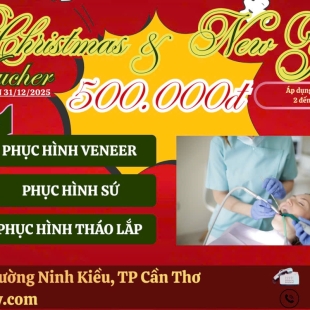 Voucher tặng từ 500K đến 15 % Tri Ân Khách Hàng dịp Lễ Giáng Sinh